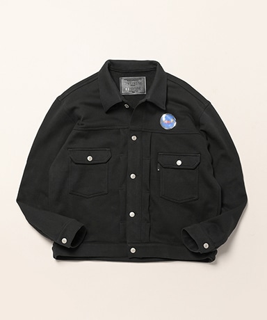 ×BerBerJin Pro Cotton Loopback Terry Sweat Trucker Jacket