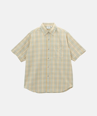 S/S Checkered Ombre Shirt