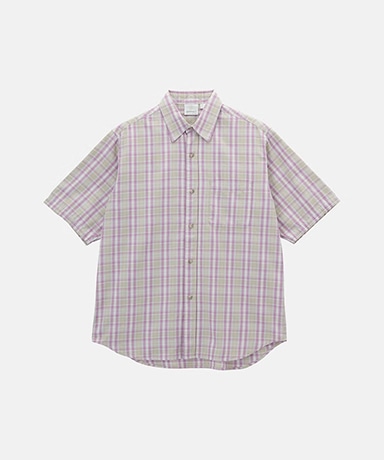 S/S Checkered Ombre Shirt