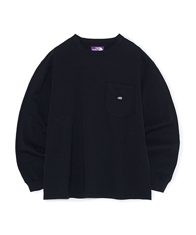 8oz Field Long Sleeve Pocket Tee