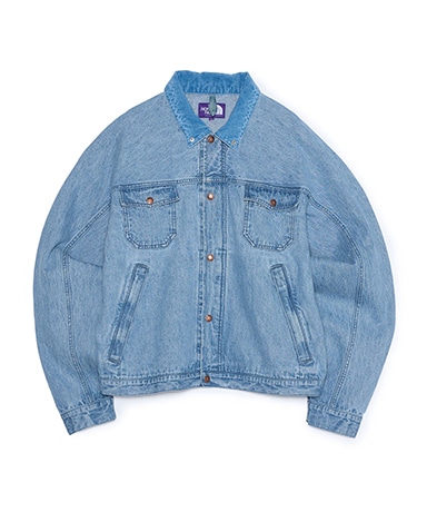 Linen Cotton Denim Field Jacket