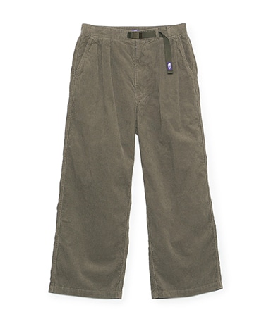 Corduroy Wide Straight Field Pants