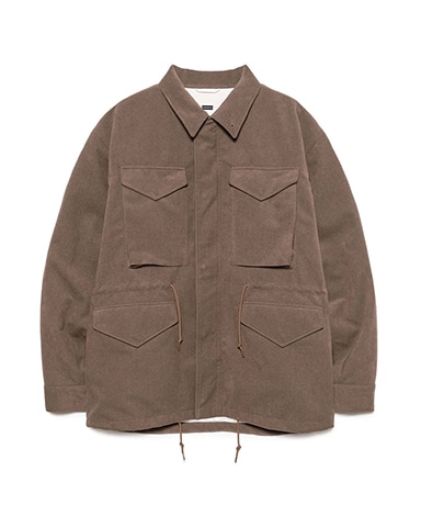 Synthetic Leather Field Jacket