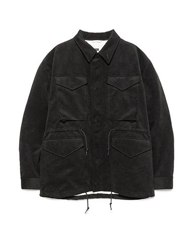 Synthetic Leather Field Jacket
