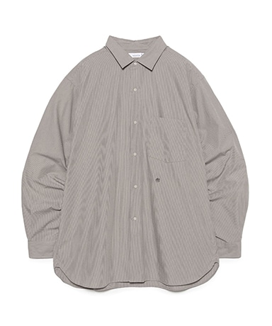 Regular Collar Striped Wind Shirt