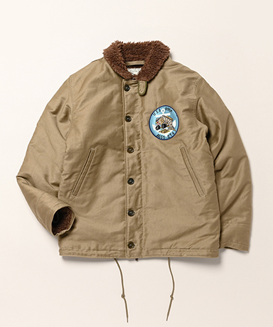 LOT 2181 N-1 Jacket USS ROCK US NAVYプリント