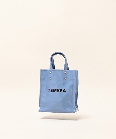 Paper Tote Mini - PVC(ONE Celeste-Blue/セレストブルー): TEMBEA