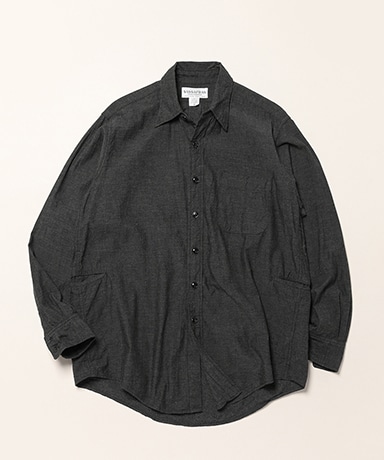 Wheel Barrow Shirt - Smoky Black Chambray