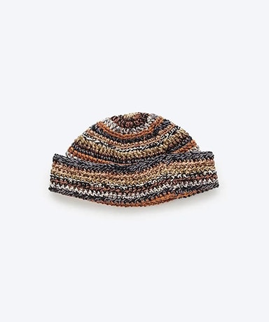 Poly Cotton Hand Knit Watch Cap