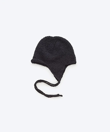 Cotton Boucle Ear Beanie