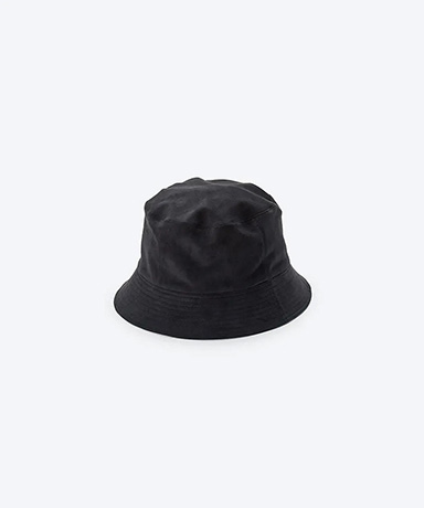 Ultrasuede & Satin Reversible Bucket/6 Panel Hat