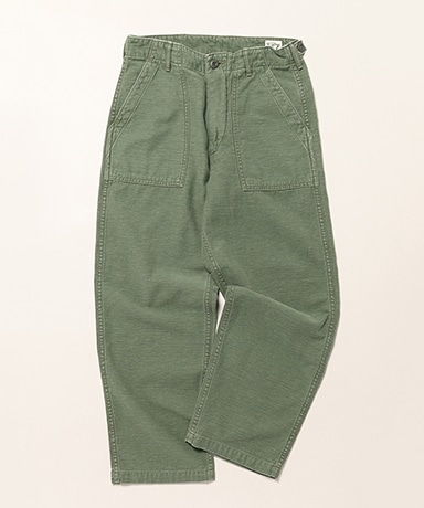 Short Length Fatigue Pants Used Wash