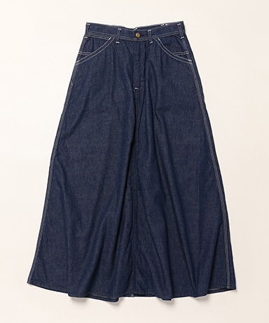 30'S Painter Long Denim Skirt