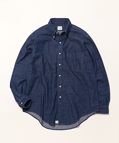 Denim Standard Button Down Shirt