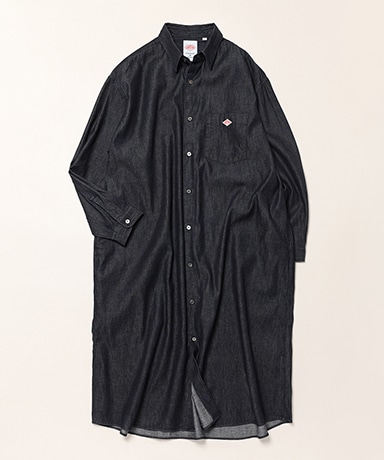 Regular Collar Shirt Dress