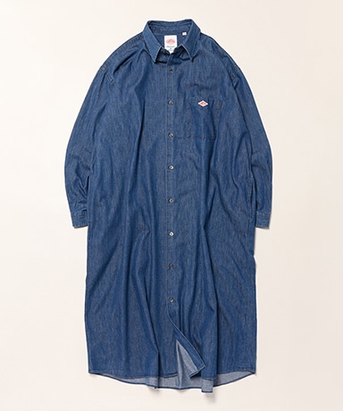 Regular Collar Shirt Dress