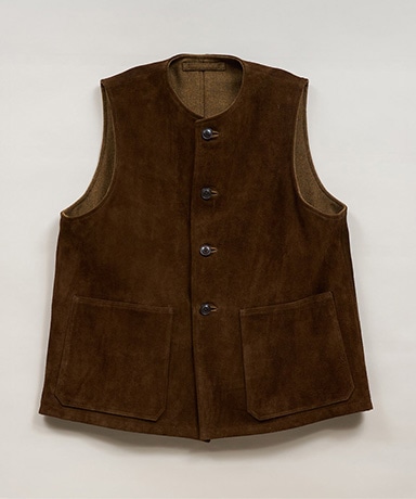 Jerkin Vest Suede Reversible
