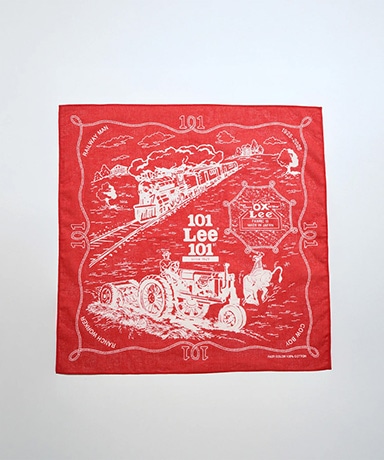 Lee × Nigel Cabourn 'OX'ed Silver' - 101 Bandana