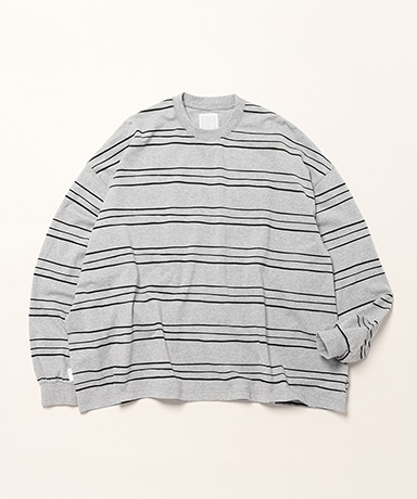 Super Big LS Tee (Multi Stripe)
