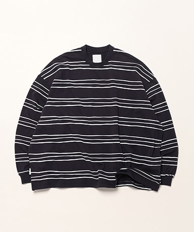 Super Big LS Tee (Multi Stripe)