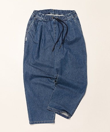 Two Tuck Wide Pants (Denim)