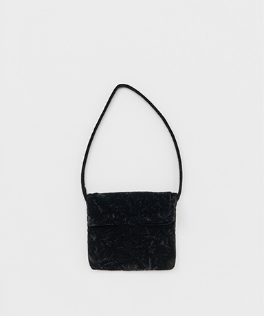 Velvet Flap Shoulder Bag