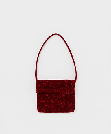 Velvet Flap Shoulder Bag