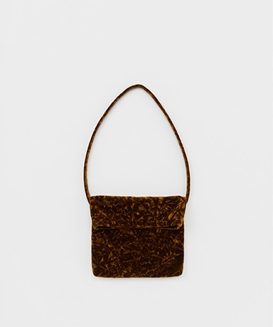 Velvet Flap Shoulder Bag