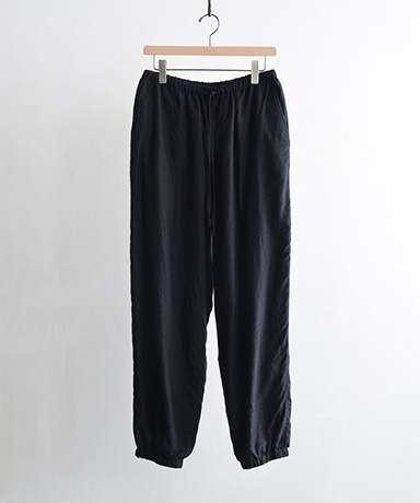 カシミヤシルク ドローストリングパンツ
