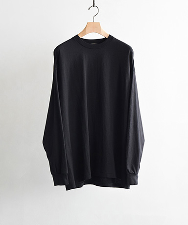 コットンジャージ プリント長袖Tシャツ