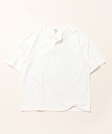 LOFTMAN別注 50th Two Button Henley Neck Tee