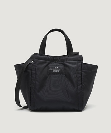 Small Side Pocket Tote Puffer