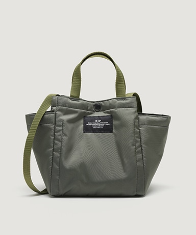 Small Side Pocket Tote Puffer