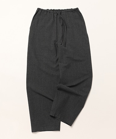 Wool Ramie Mohair Side Seamless Pants