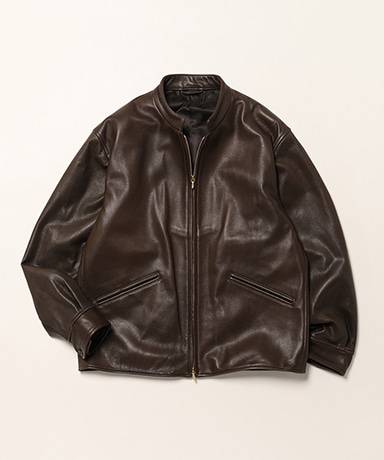 Steer Leather Racer Jacket