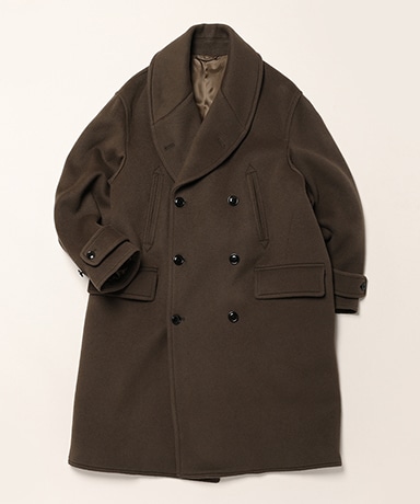 Wool Melton Mackinaw Coat