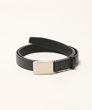 LOFTMAN別注 Shrink Leather Box Buckle Belt