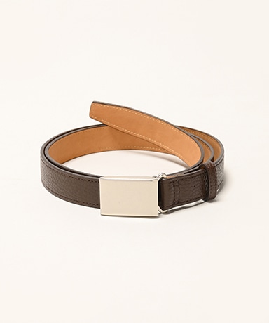 LOFTMAN別注 Shrink Leather Box Buckle Belt