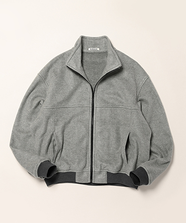Pure Silk Comfort Fleece Zip Blouson