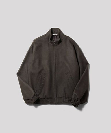 Baby Camel Flannel Zip Blouson