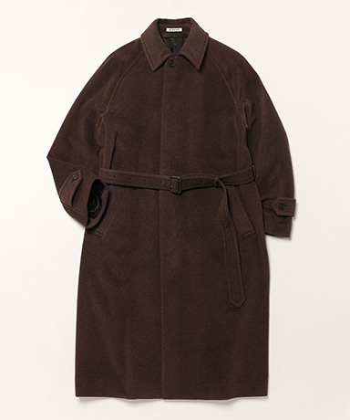 Super Fine Wool Mosser Soutien Collar Coat