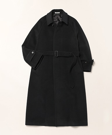 Super Fine Wool Mosser Soutien Collar Coat