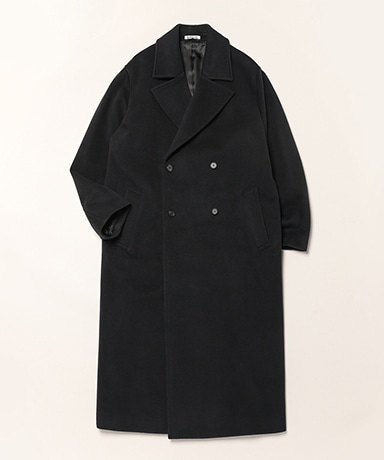 Super Fine Wool Mosser Double-Breasted Coat