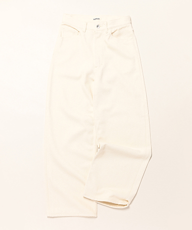 Silk Nep Denim 5P Wide Pants