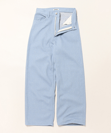 Silk Nep Denim 5P Wide Pants