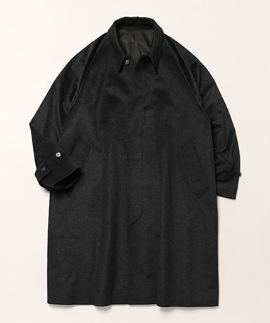 Innocent Cashmere Yarn Bal Collar Coat