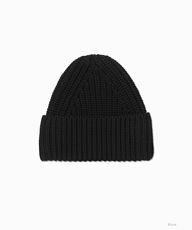 Solid Wool Low Gauge Knit Cap