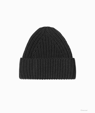 Solid Wool Low Gauge Knit Cap