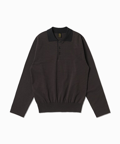 Blousing Polo Long Sleeve T-shirt
