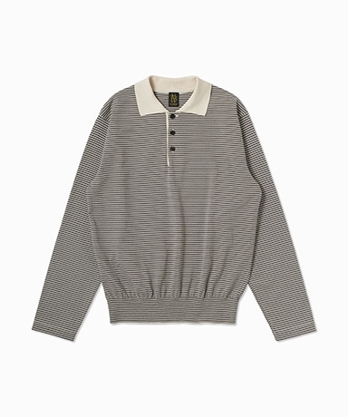 Blousing Polo Long Sleeve T-shirt